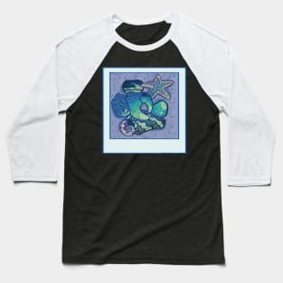 Seashells and crab claw Baseball T-Shirt